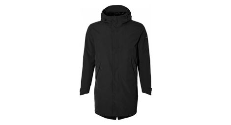 basil mosse bicycle rain parka black