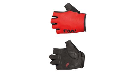 Northwave active guantes cortos rojo hombre