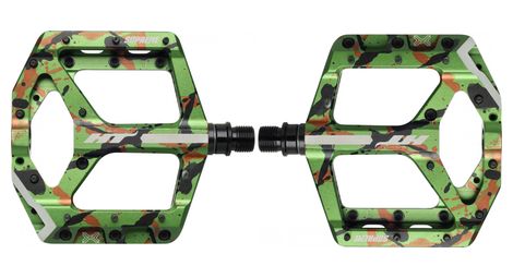 Coppia di pedali piatti HT Components Supreme ANS10 Camo Verde