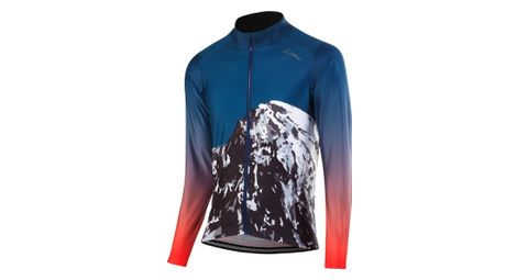 Maillot de cyclisme Loeffler manches longues M Bike L / s Jersey Scarp-Bleu