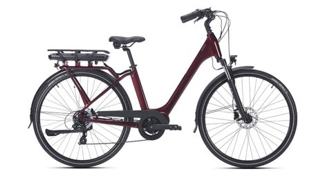 Vtc électrique sunn urb on shimano tourney 7v 28 bordeaux