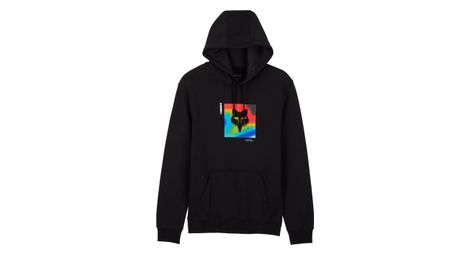 Fox Scans Pullover Hoodie Schwarz