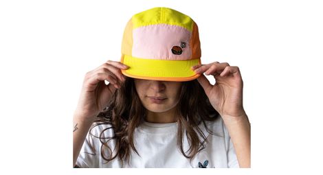 Casquette bv sport 5 panel dbdb pastel jaune