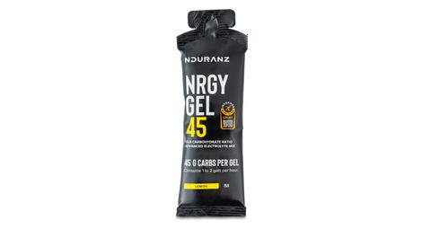 Gel énergétique nduranz nrgy gel 45 citron 75g