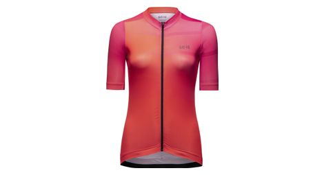 Maillot manches courtes femme gore wear ardent orange rose