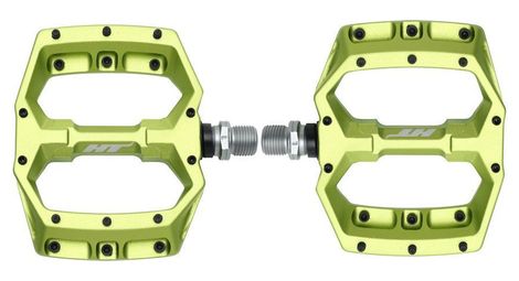 Coppia di pedali piatti HT Components Spider AF03 Verde