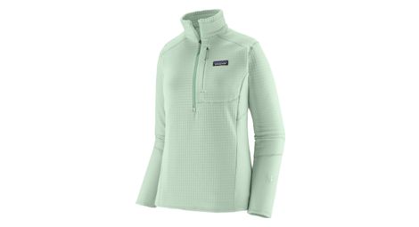 Polaire Patagonia R1 1/2 Zip Vert Femme