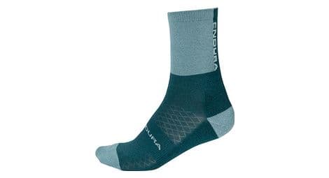 Chaussettes endura merinos baabaa femme sarcelle bleu