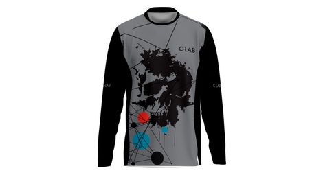 Maillot manches longues mtb enduro skeletor