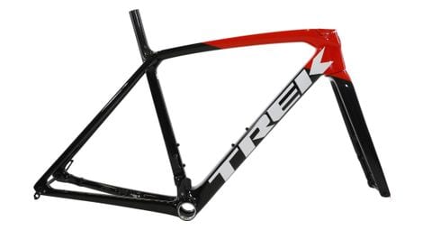 Produit reconditionné - kit cadre trek emonda sl disc trek black/radioactive red 2021