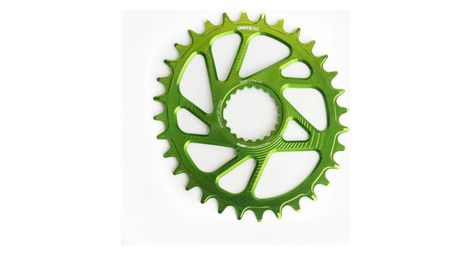 Plateau ovale unite grip ring v2 - shimano direct mount vert 32 dents