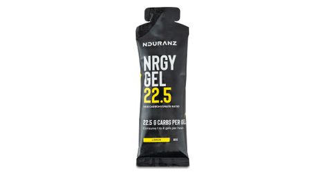 Gel énergétique nduranz nrgy gel 22.5 citron 66g
