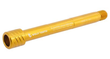 Axe Traversant Wolf Tooth pour Fourche Fox 36/38 Boost 15x110 mm Or