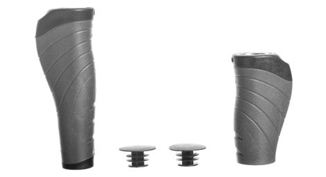 Poignées Ergonomiques XLC GR-S04 135/92mm Noir Gris