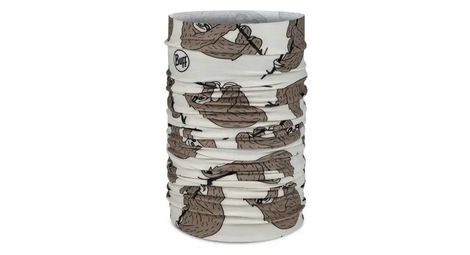 Tour de cou buff coolnet uv marron gris enfant