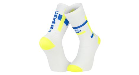 Chaussettes BV Sport Light Run ''Bali'' Blanc/Jaune/Bleu
