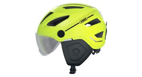 Casque Abus Pedelec 2.0 ACE Winter Kit Jaune Fluo
