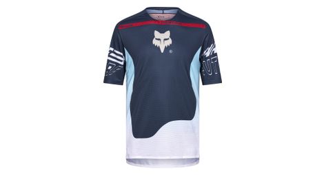 Fox flexair elevated maillot de manga corta azul/rojo