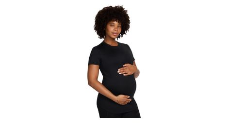 Maglia a maniche corte nike (m) one maternity black donna
