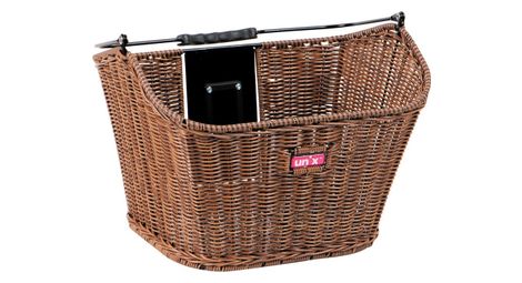 Klickfix panier avant tresse manolo 16l marron