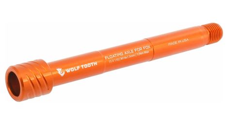 Axe Traversant Wolf Tooth pour Fourche Fox 36/38 Boost 15x110 mm Orange