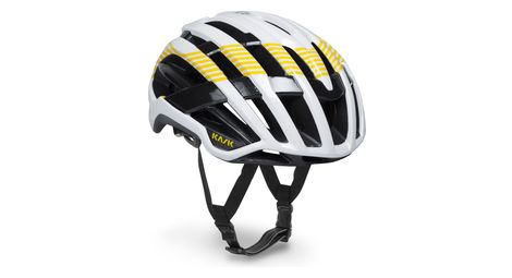 Casque route kask valegro edition limitee tour de france blanc jaune