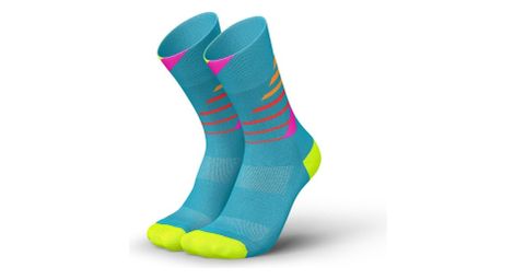 Incylence ladders running socks blue pink