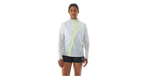 Veste compressport hurricane waterproof 10/10 jacket femme gris