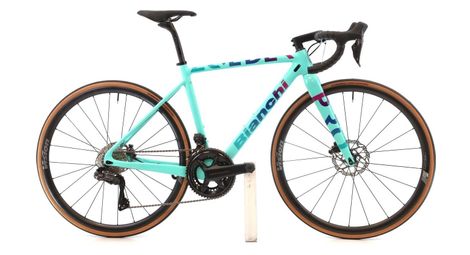 Produit reconditionné · Bianchi Zolder Pro Di2 12V · Bleu / Vélo de route | Très bon état