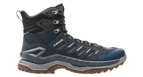 Chaussures de randonnée lowa innovo gtx mid bleu/gris homme