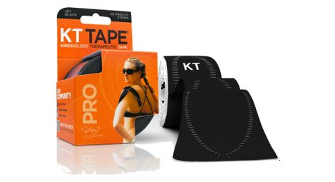 Bande predecoupee kt tape pro noir 20 bandes