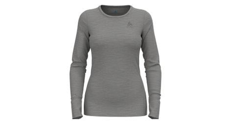 Capa base odlo merinos 200 natural gris l para mujer