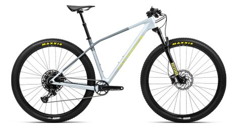 Orbea alma m51 hardtail mtb sram nx eagle 12s 29'' halo plata gris tiburón 2023