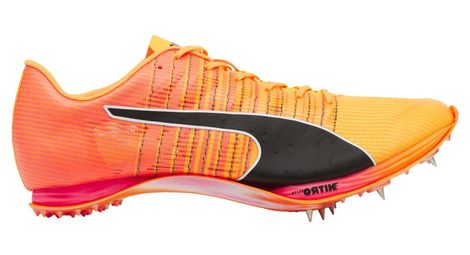 Zapatillas de atletismo puma evospeed nitro 400 2 naranja rosa unisex