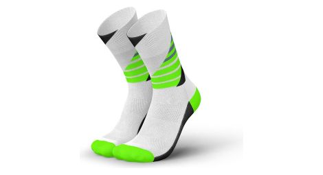 Chaussettes de running incylence ladders vert noir