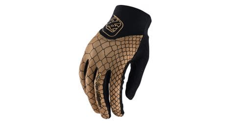 Guantes de mujer troy lee designs ace snake gold