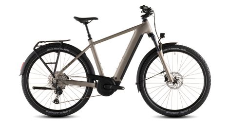 Vtc électrique cube nuride hybrid pro 600 shimano deore/deore xt 12v 600 wh 29 beige flash stone 2026