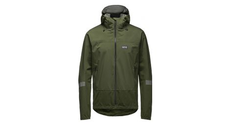 Veste coupe-vent gore wear lupra olive