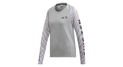 Adidas five ten langarmtrikot damen trailcross ls gris