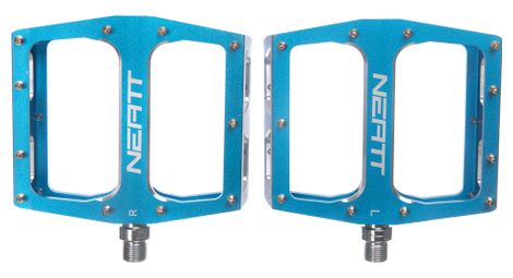 Coppia di pedali neatt attack v2 xl 11 pin flat blu