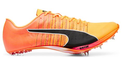 Chaussures d'athlétisme puma evospeed sprint nitro 2 orange rose unisexe