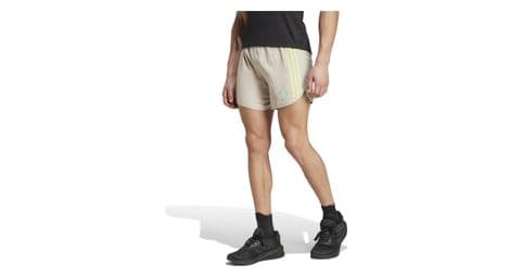 Shorts adidas own the run 5in beige herren