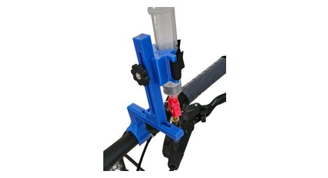 Support de seringue pour purge de frein vélo - fixation guidon 22,2 mm