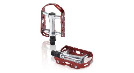 XLC Pédales PD-M15 Argent Rouge