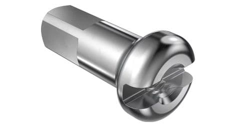 La tuerca de latón dt swiss pro head pro lock spoke nipple 2.0 thread length 14mm silver (x100)
