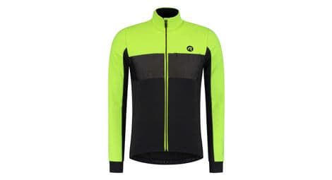 Veste velo hiver rogelli attq - homme - noir/jaune