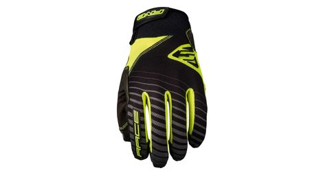 Guantes largos five race amarillo fluorescente