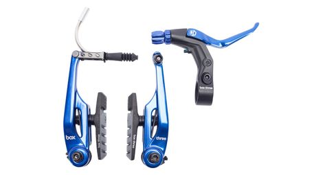 Box three brake kit 108mm blue