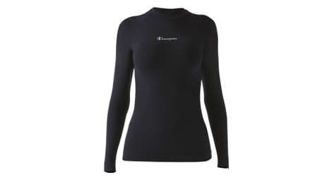 Baselayer manches longues femme champion seamless noir