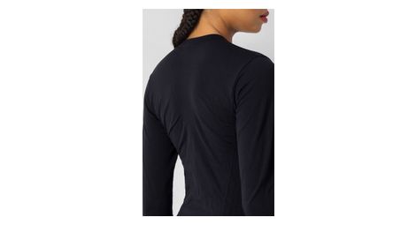 Damen Baselayer Seamless Langarm Schwarz